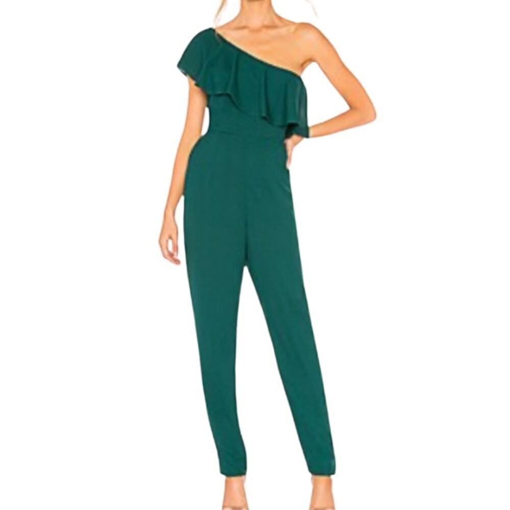 Yumi Kim Cascade Jumpsuit in Jewel Emerald Size XS